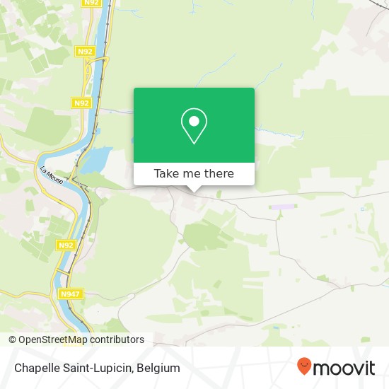 Chapelle Saint-Lupicin map