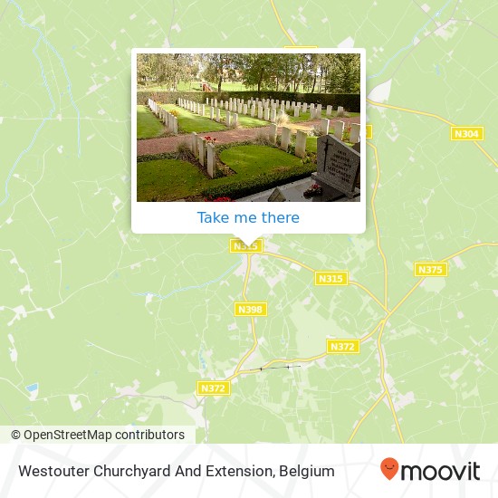 Westouter Churchyard And Extension plan
