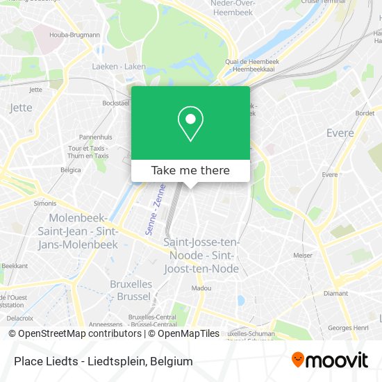 Place Liedts - Liedtsplein map