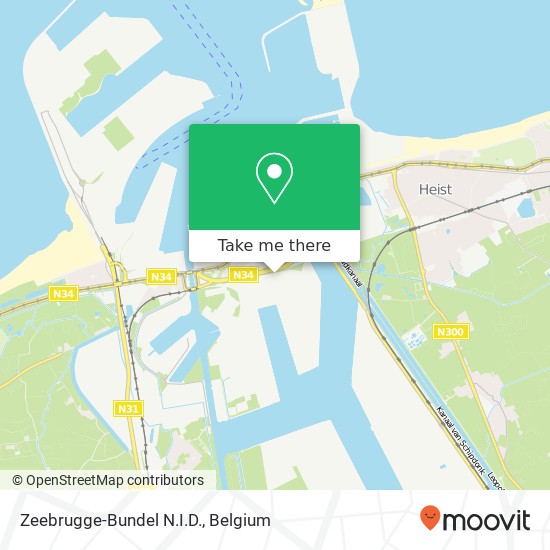 Zeebrugge-Bundel N.I.D. map