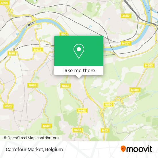 Carrefour Market map