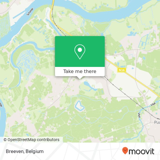 Breeven map