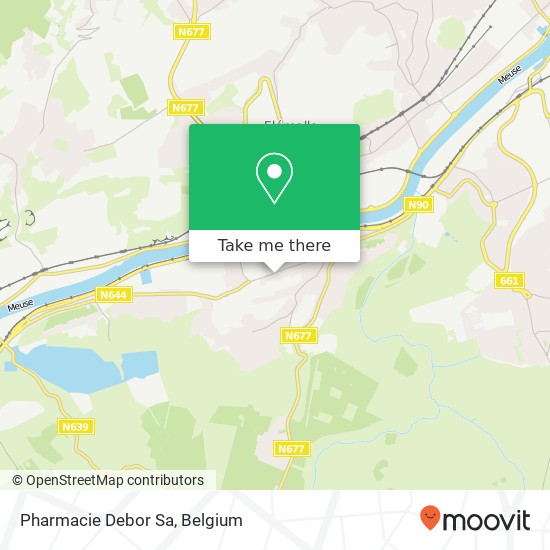 Pharmacie Debor Sa map