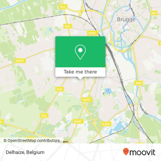 Delhaize map