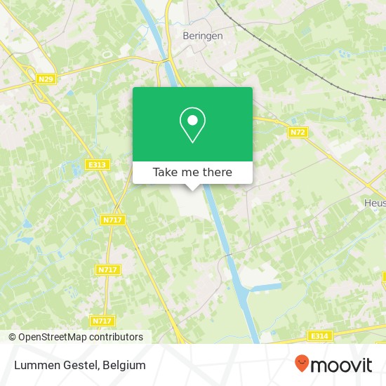 Lummen Gestel map