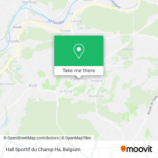 Hall Sportif du Champ Ha map