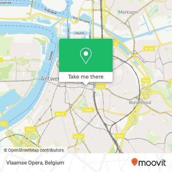 Vlaamse Opera map