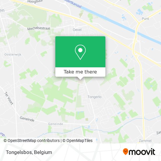 Tongelsbos map