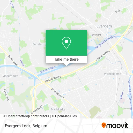 Evergem Lock map