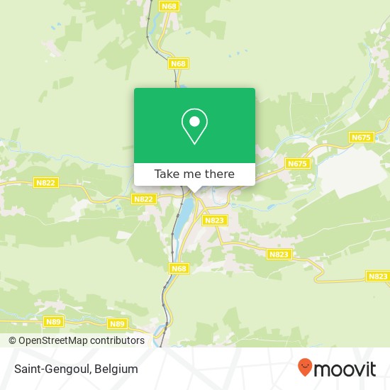 Saint-Gengoul map