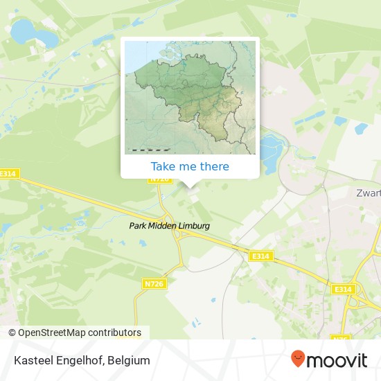 Kasteel Engelhof map