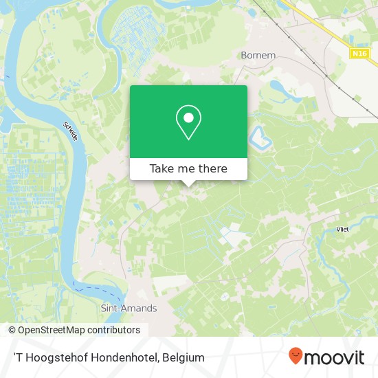 'T Hoogstehof Hondenhotel plan