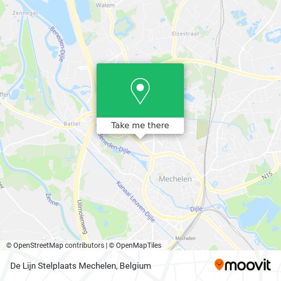 De Lijn Stelplaats Mechelen plan