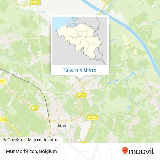 Munsterbilzen map