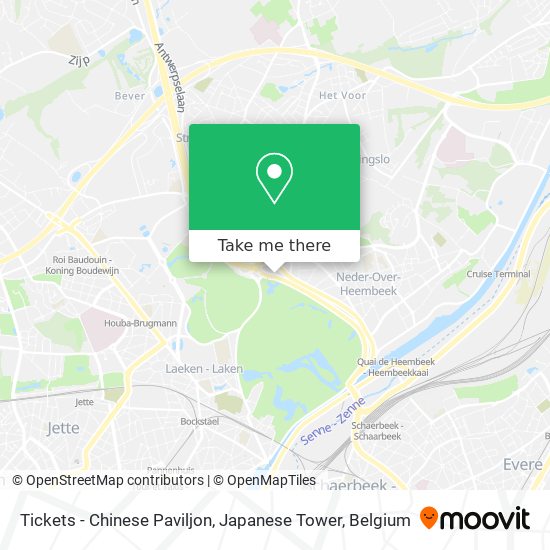 Tickets - Chinese Paviljon, Japanese Tower plan