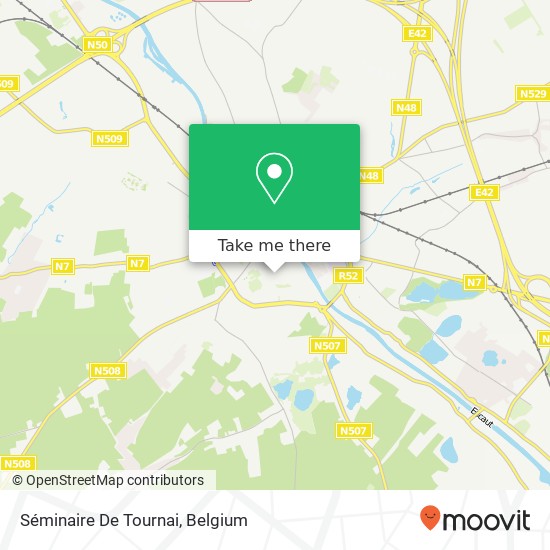 Séminaire De Tournai map