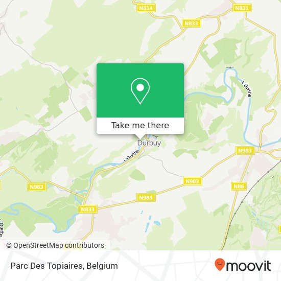 Parc Des Topiaires map