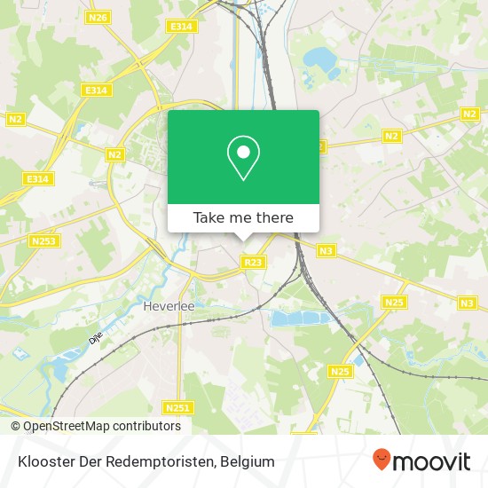 Klooster Der Redemptoristen map