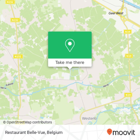 Restaurant Belle-Vue map