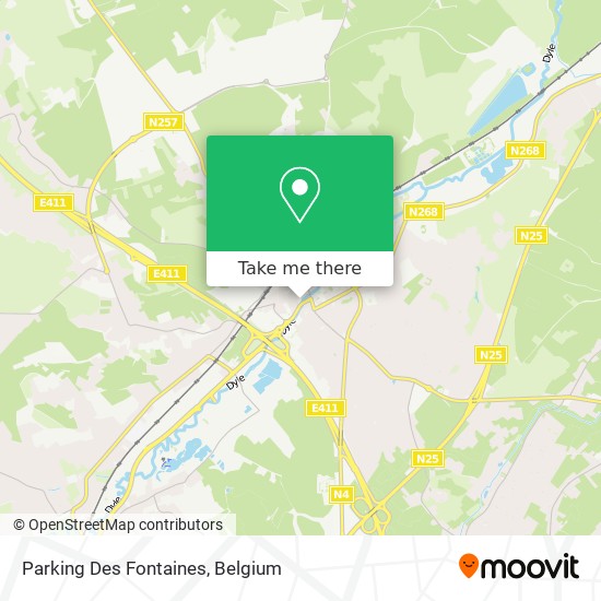 Parking Des Fontaines map