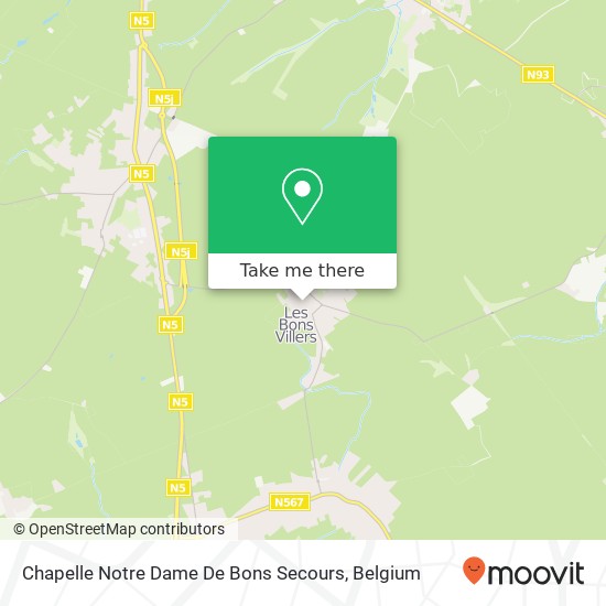 Chapelle Notre Dame De Bons Secours map