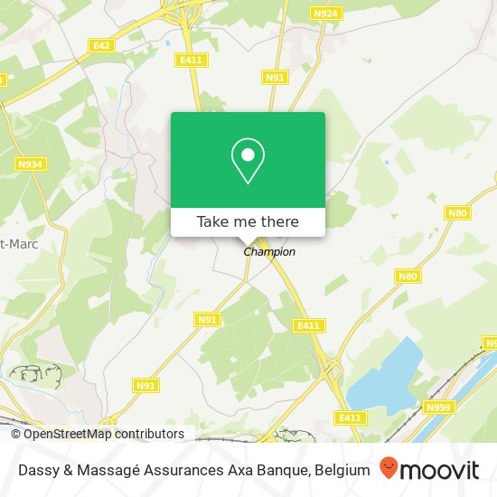 Dassy & Massagé Assurances Axa Banque map
