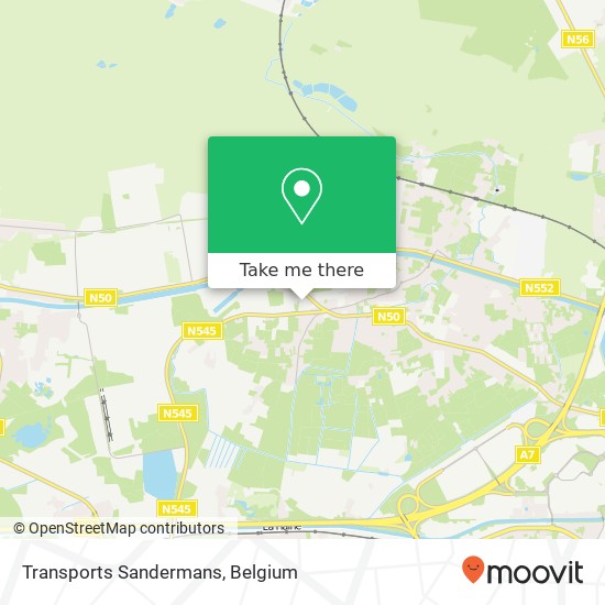 Transports Sandermans map