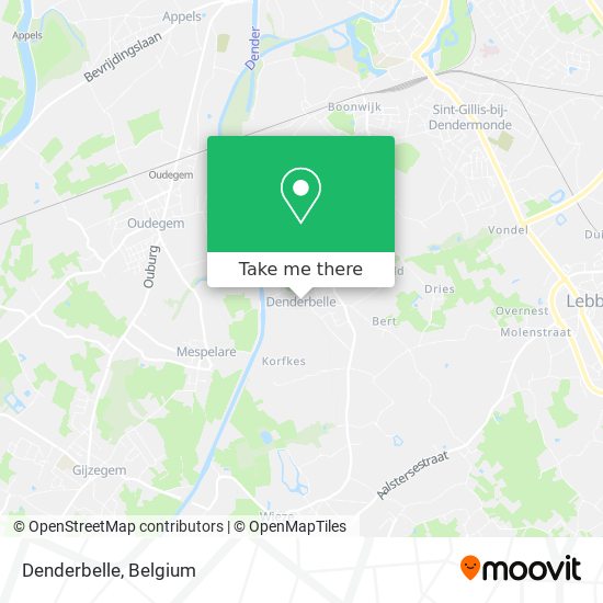 Denderbelle map