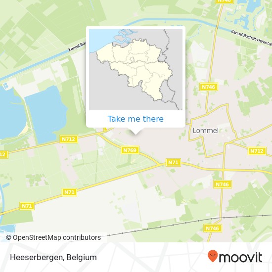 Heeserbergen map