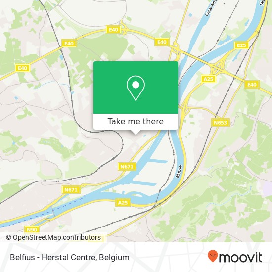 Belfius - Herstal Centre map