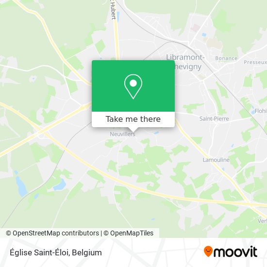 Église Saint-Éloi map