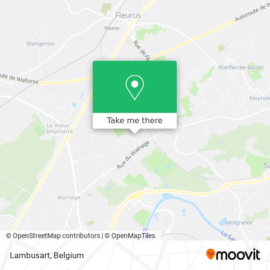 Lambusart map