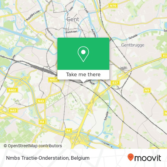 Nmbs Tractie-Onderstation map