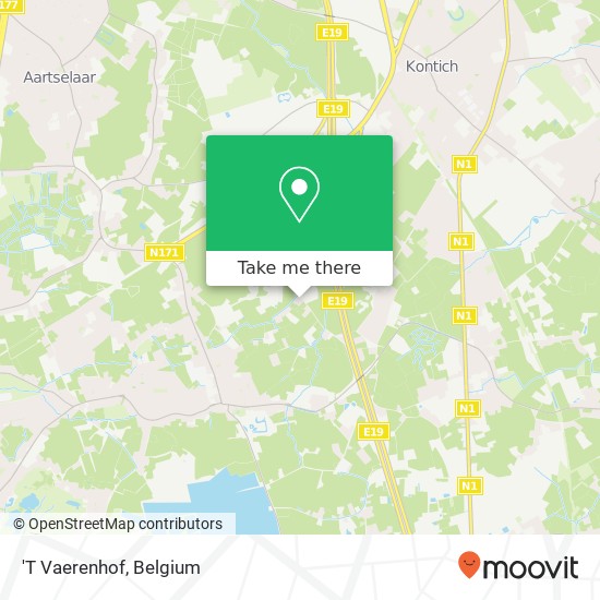 'T Vaerenhof map