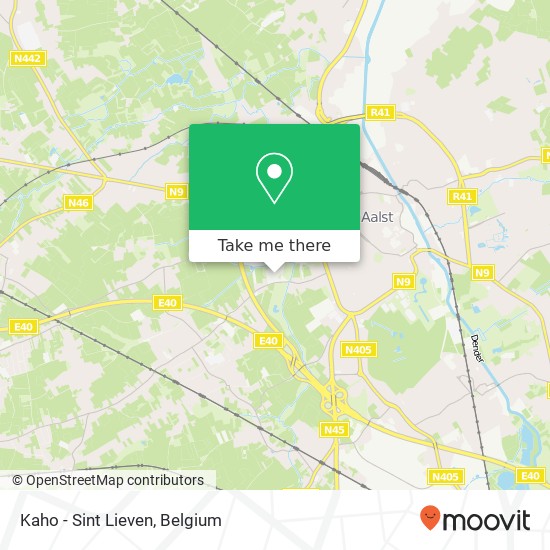 Kaho - Sint Lieven map