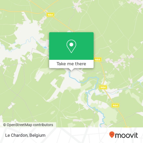 Le Chardon map