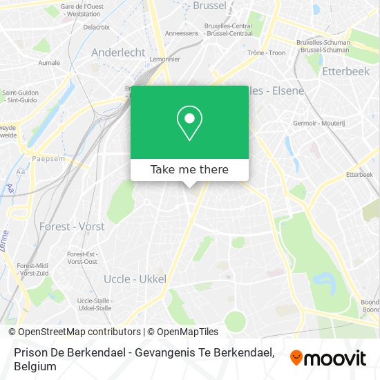 Prison De Berkendael - Gevangenis Te Berkendael plan