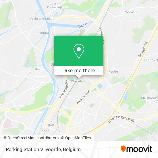 Parking Station Vilvoorde map
