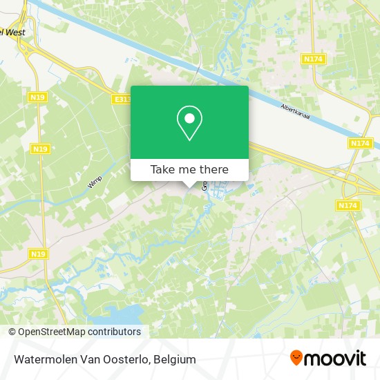 Watermolen Van Oosterlo map