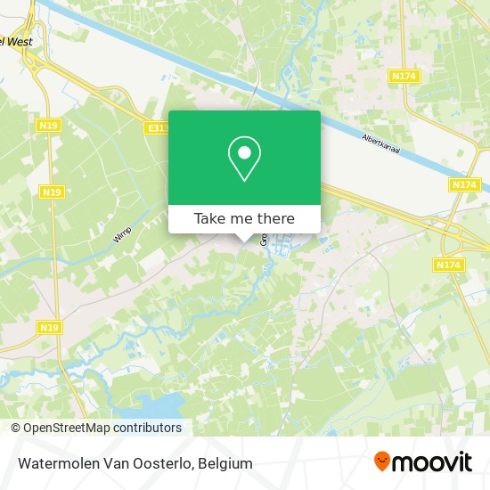 Watermolen Van Oosterlo plan