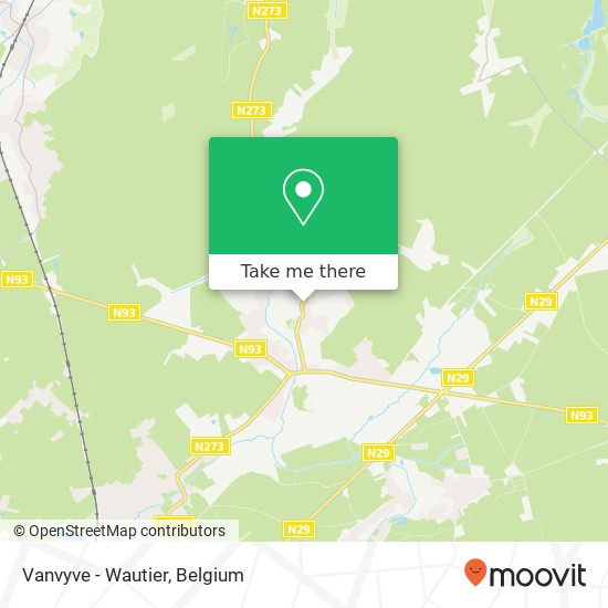 Vanvyve - Wautier map
