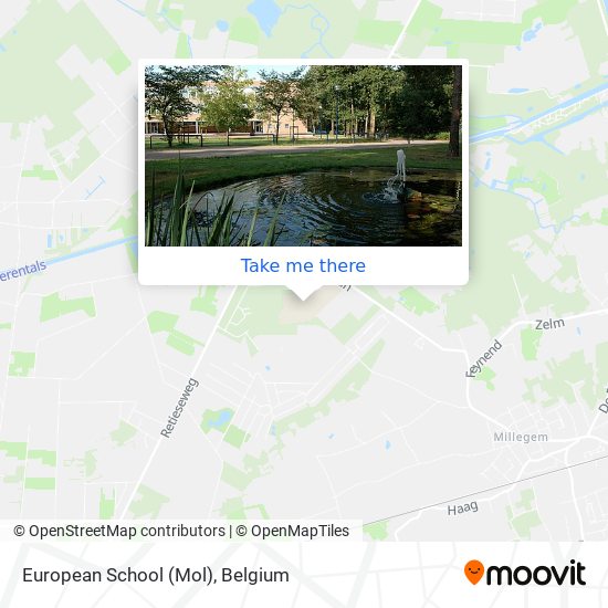 European School (Mol) map