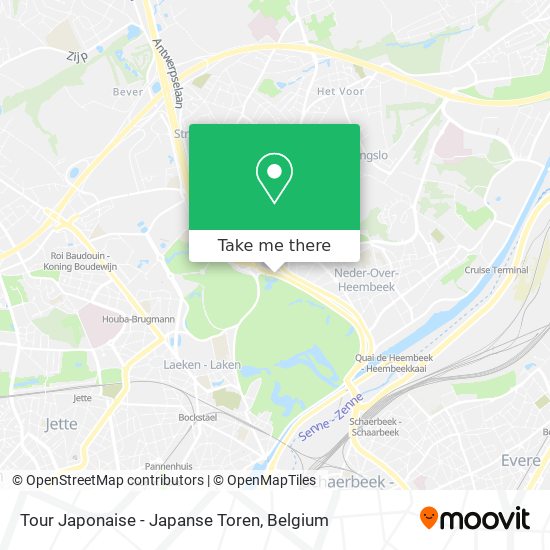 Tour Japonaise - Japanse Toren map