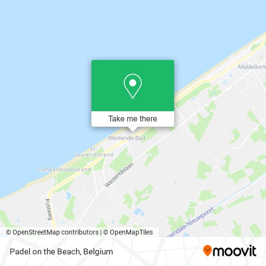 Padel on the Beach map
