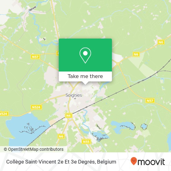 Collège Saint-Vincent 2e Et 3e Degrés map