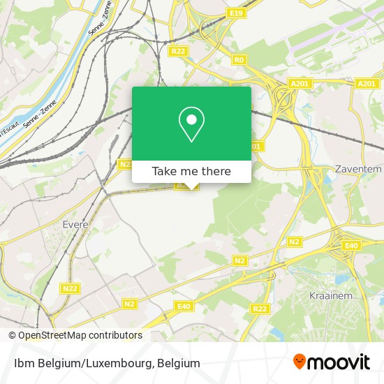 Ibm Belgium/Luxembourg map
