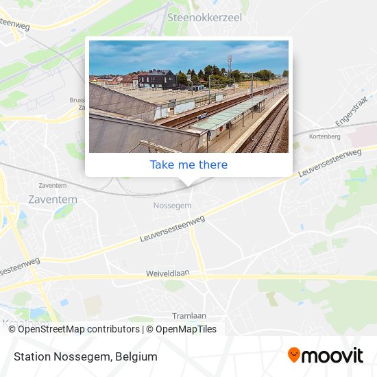 Station Nossegem plan