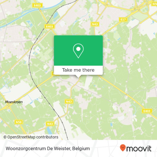 Woonzorgcentrum De Weister map