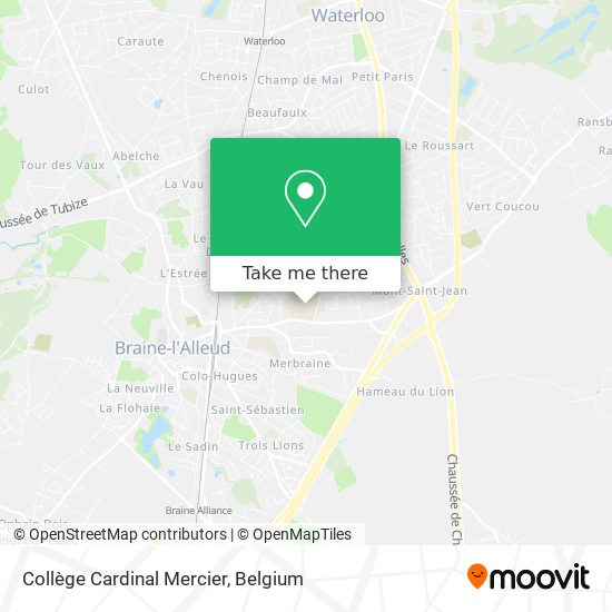 Collège Cardinal Mercier map