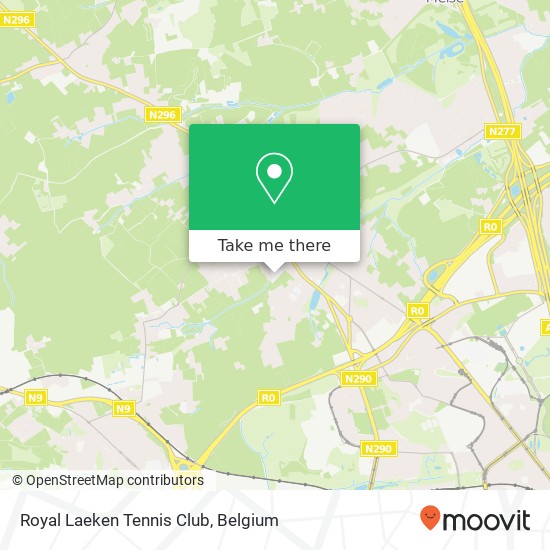 Royal Laeken Tennis Club map